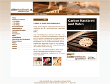 Tablet Screenshot of alder-hackbrett.ch